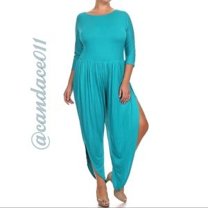 ♥️SALE!♥️ Teal Harem Jumpsuit